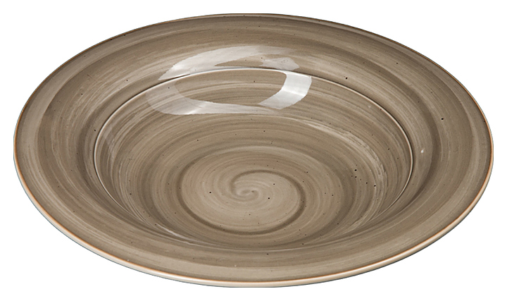Тарелка для пасты Corone Natura HL900650B 272 мм серо-коричневая