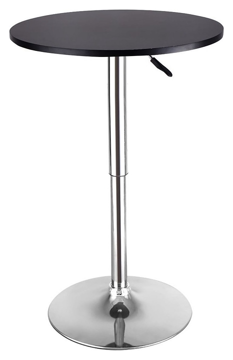Стол барный Hesby Serene Synchrony (МДФ / металл) черный / хром