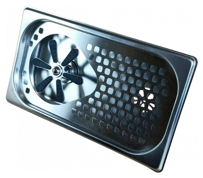 Ринзер для питчера Rinser 327x176x40 врезной с сушильной сеткой