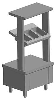 Стойка для приборов ITERMA МС-600/500-21