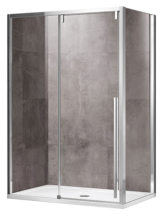 Уголок душевой Vincea Lugano VSR-1L8012CL-1 120х80 см, прозрачное стекло, хром