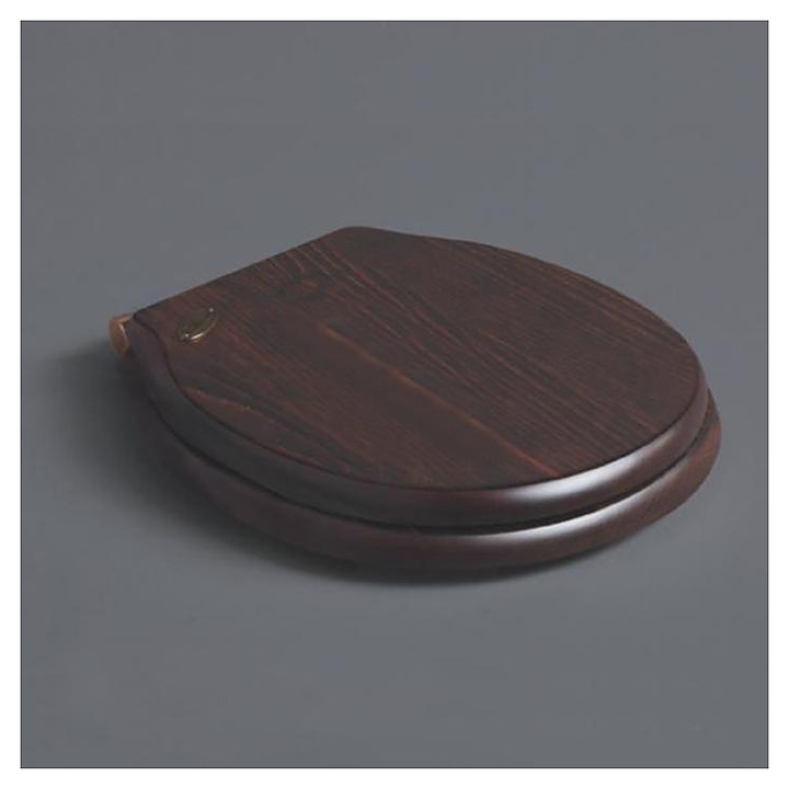Сиденье для унитаза SIMAS Londra LO009 noce/br с микролифтом, дерево, орех/бронза