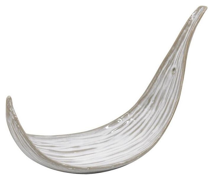 Блюдо сервировочное P.L. Proff Cuisine Gray Leaf Frutti di Mare QB23164010 22х7,5 см h=13 см (керамика)