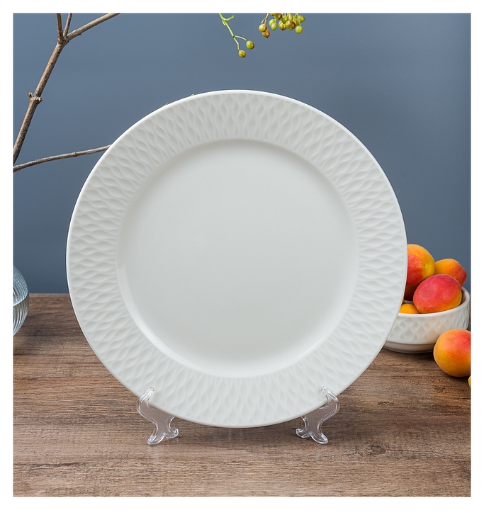 Тарелка плоская Tulu Porselen NiL NIL30DU00 30 см