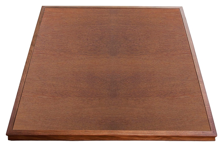 Столешница Sheffilton SHT-ТT 80/80 (МДФ / ламель / дуб) квадратная коричневый дуб