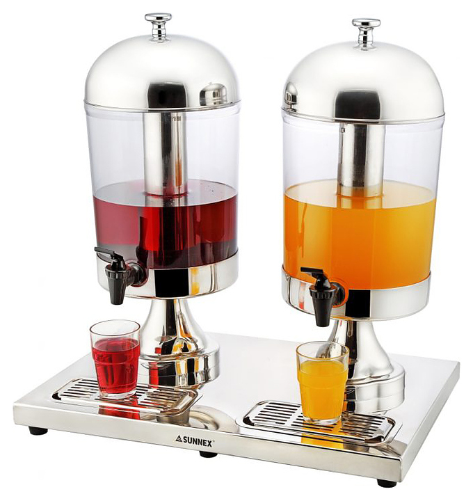 Диспенсер для холодных напитков Sunnex X23688TX2 / JQ-CD047 2х8 л
