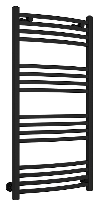 Полотенцесушитель водяной Сунержа Аркус 100x50 см матовый черный