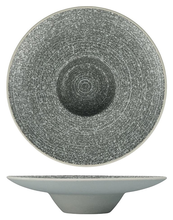 Тарелка глубокая P.L. Proff Cuisine Dark Stone Untouched Taiga 81221910 200 мл