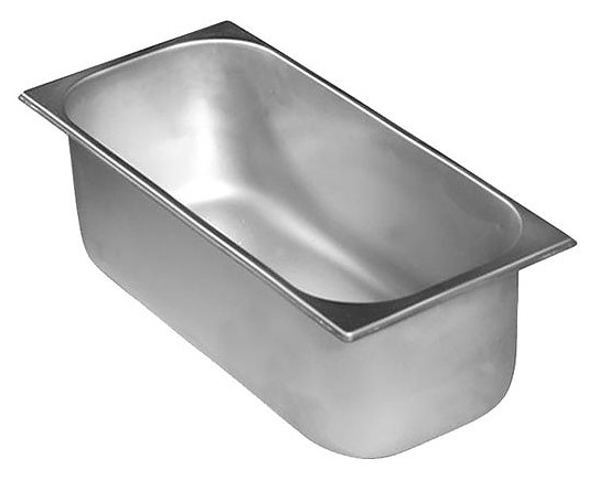 Емкость для мороженого Aexperial 360х165х120 мм нерж. сталь