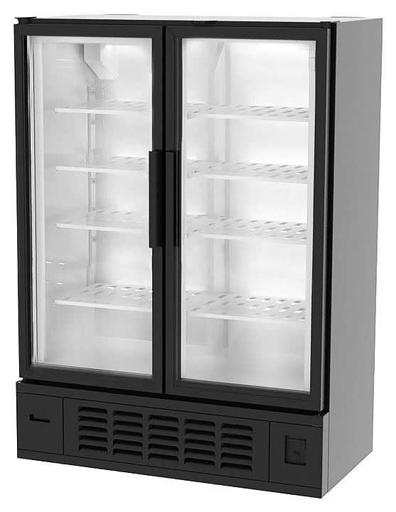 Шкаф холодильный Lida S S (1200х800х1950 мм) прозрачные распашные двери