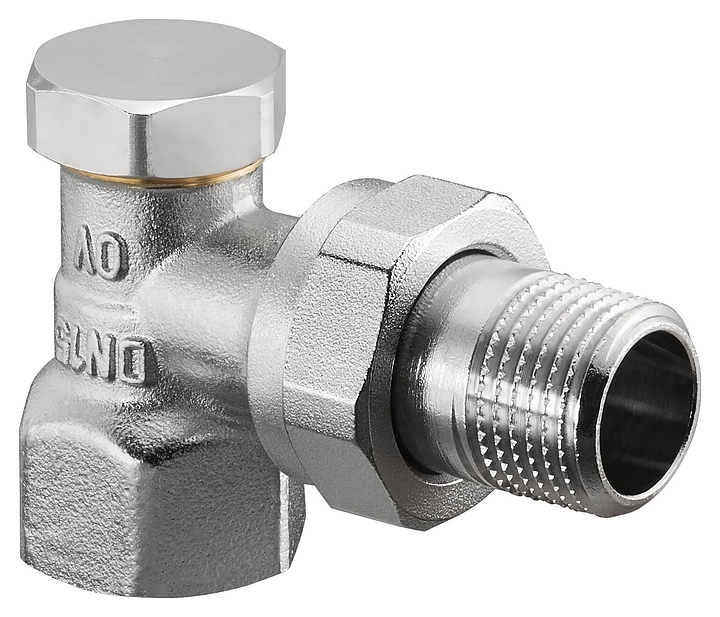 Вентиль запорный угловой Oventrop Combi 2 1091063, ДУ 20, PN 10, Rp 3/4