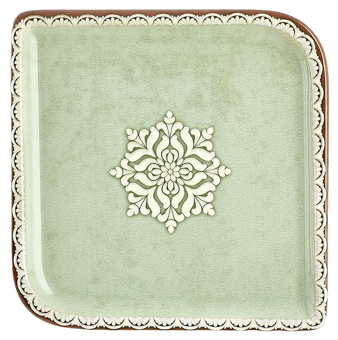 Тарелка квадратная By Bone Rome TN-RM-AR-38-KR 28х28 см