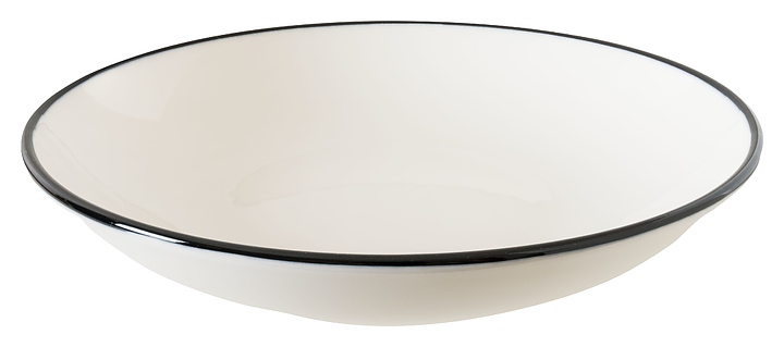 Салатник Bonna Linea LNEBLGRM15CK 330 мл d=15 см h=3,8 см (фарфор) черный