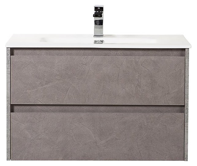 Тумба под раковину BelBagno KRAFT-800-2C-SO-PG серый камень