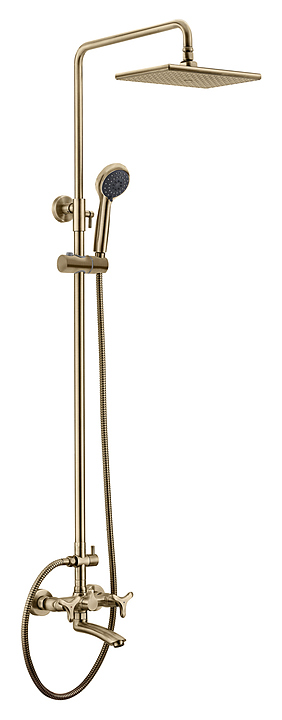 Душевая система Kaiser Trio 57288Br бронза