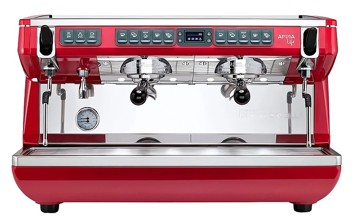 Кофемашина Nuova Simonelli Appia LIFE 2gr Timer 220V red+high groups+economizer