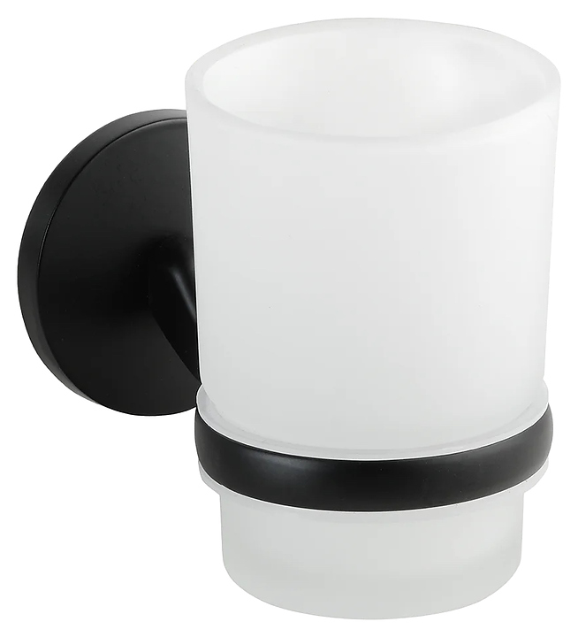 Стакан для зубных щеток Bemeta Nox 102410010 черный матовый