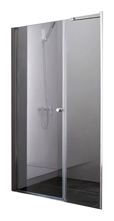 Дверь душевая CEZARES ELENA-W-B-11-80+80-C-Cr 153х195 см, в нишу, распашная
