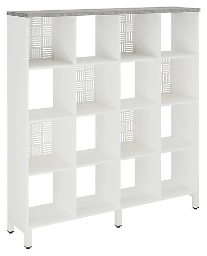 Стеллажная система КОБОР SQ-4X4 white/chicago