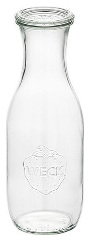 Графин APS 78573 Вэк 1000 мл d=6,5 см h=26 см с крышкой (стекло)