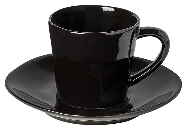 Чайная пара Costa Nova NOCS01-BLK(NOCS01-902) 190 мл (керамика)