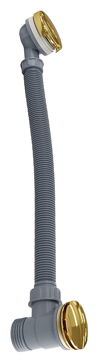 Слив-перелив Wasserkraft Sauer A206 глянцевое золото