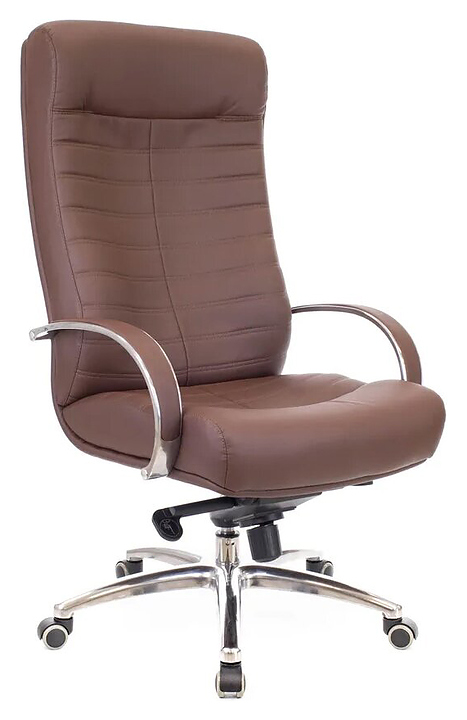 Кресло руководителя Everprof Orion AL M кожа, коричневое
