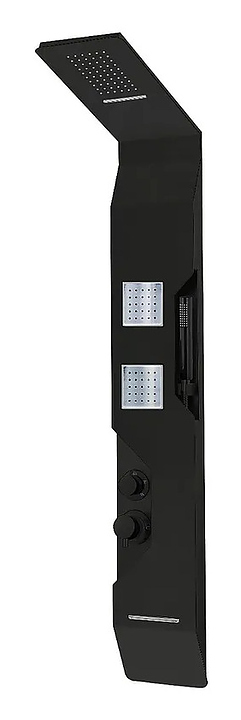 Панель душевая гидромассажная Taliente Amato TA-G-A05B/Bb+s с изливом, черный