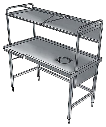 Стол для сортировки посуды Electrolux Professional BHST1708R (865336)