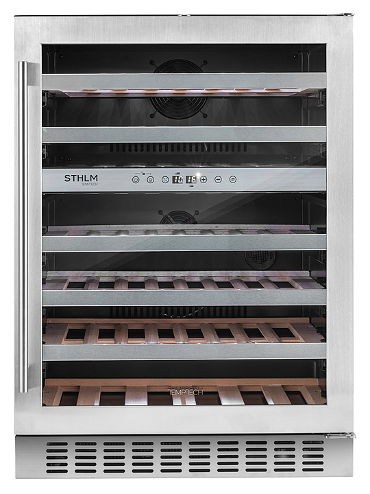 Винный шкаф Temptech STHLM STX60DS нерж. сталь