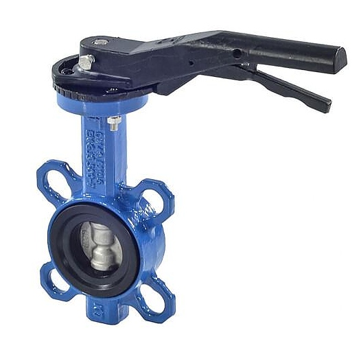 Затвор дисковый поворотный Tecofi VPI4449-02EP Ду 125 Ру16 межфл с рукояткой диск нерж манжета EPDM  VPI4449-02EP0125