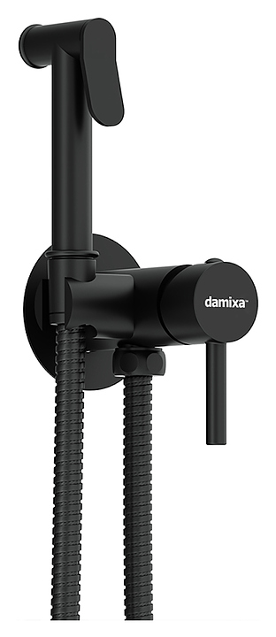 Душ гигиенический встраиваемый Damixa Option 217000000 с держателем, черный