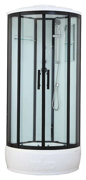 Кабина душевая TIMO Standart T-6680 Black 80х80х220 см