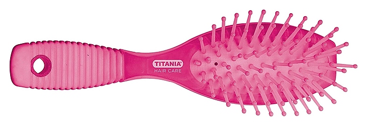 Щетка массажная Titania 1822 с рельефной ручкой, 7 рядов
