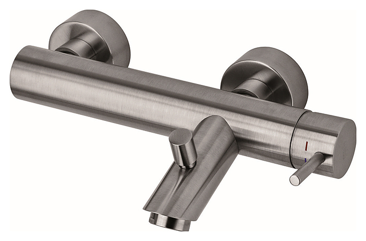 Смеситель для ванны с душем Paffoni Light LIG022ST сталь