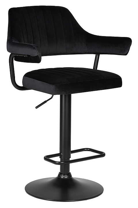Стул барный DOBRIN 5019_BlackBase-LM CHARLY BLACK (черный)