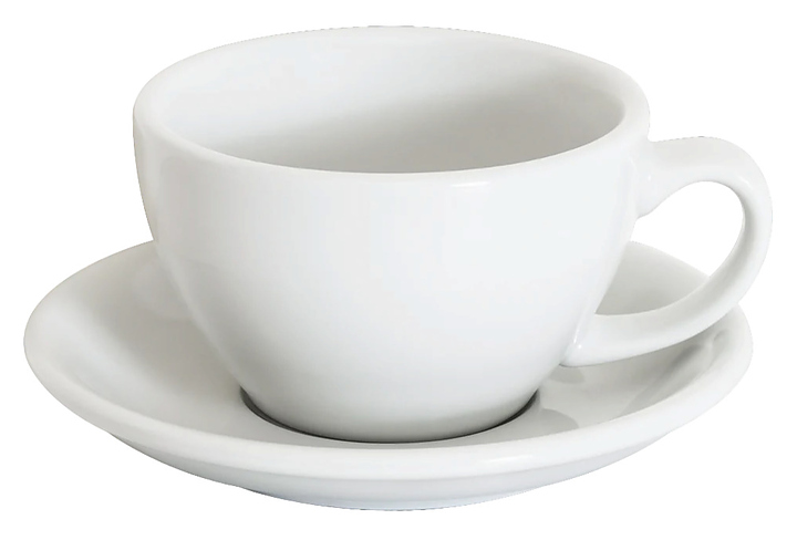 Кофейная пара Loveramics Egg Latte Cup 300-01BWH/02BWH 300 мл, белый (white)