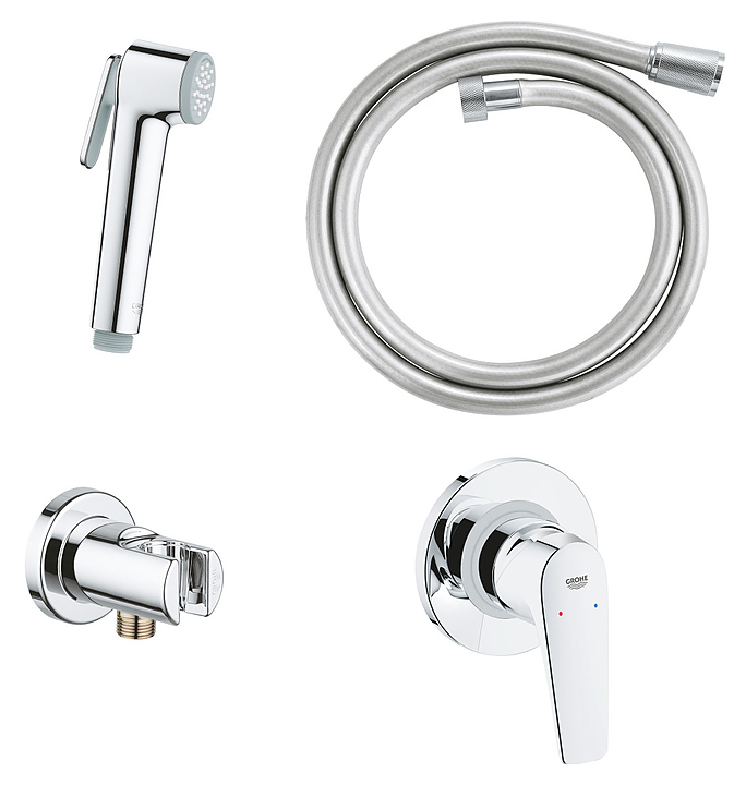 Гигиенический душ Grohe BauFlow Project, хром