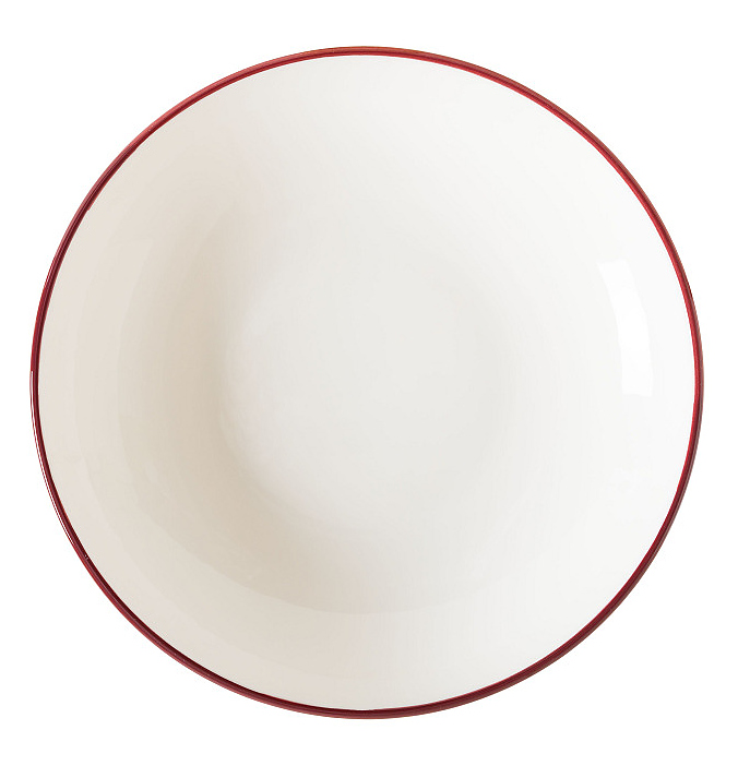 Тарелка глубокая Bonna Линеа Бургундия Банкет 77220 d 230 мм h 70 мм