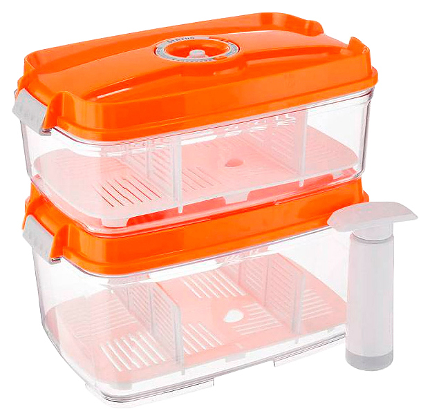 Набор вакуумных контейнеров Status VAC-REC-Bigger оранжевый