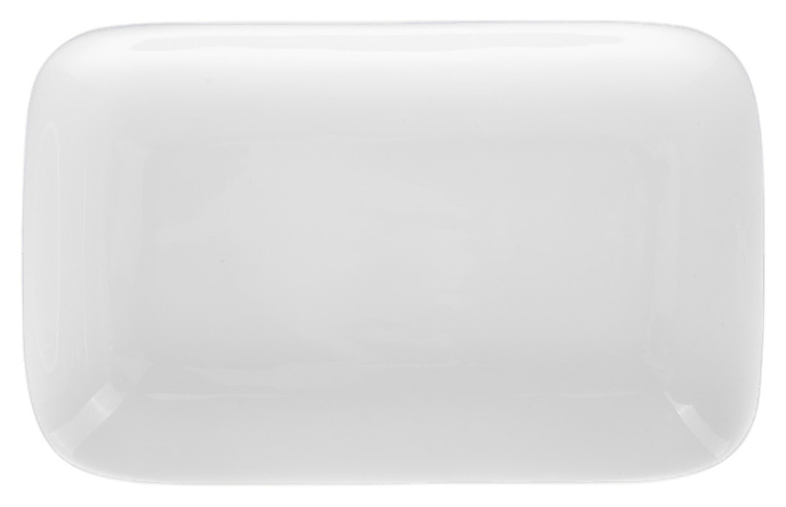 Блюдо прямоугольное Chan Wave Quadro ivory LQ-Q164 275х180х30 мм