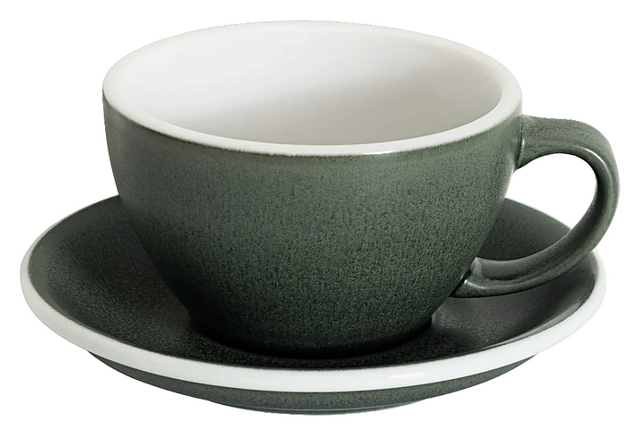 Кофейная пара Loveramics Egg Latte Cup C088-164BFO/189BFO 300 мл, лес (forest)