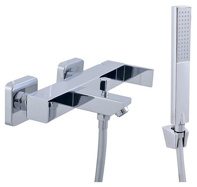 Смеситель для ванны и душа с душевым гарнитуром настенный RAV-SLEZAK LOIRA LR554.5