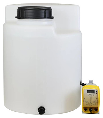 Комплекс дозирования SpaceAqua Dose 603-IMP, емкость 60 л, от счетчика EW/RI