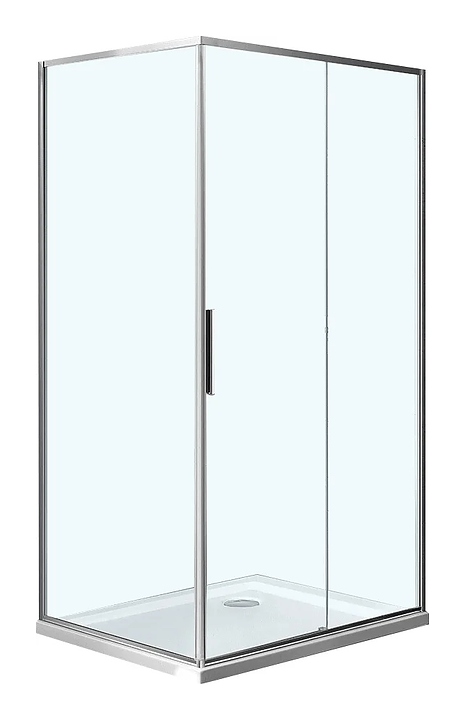 Уголок душевой Vincea Slim VSR-2SL9012CL-R 120х90 см, прозрачное стекло, правый, хром