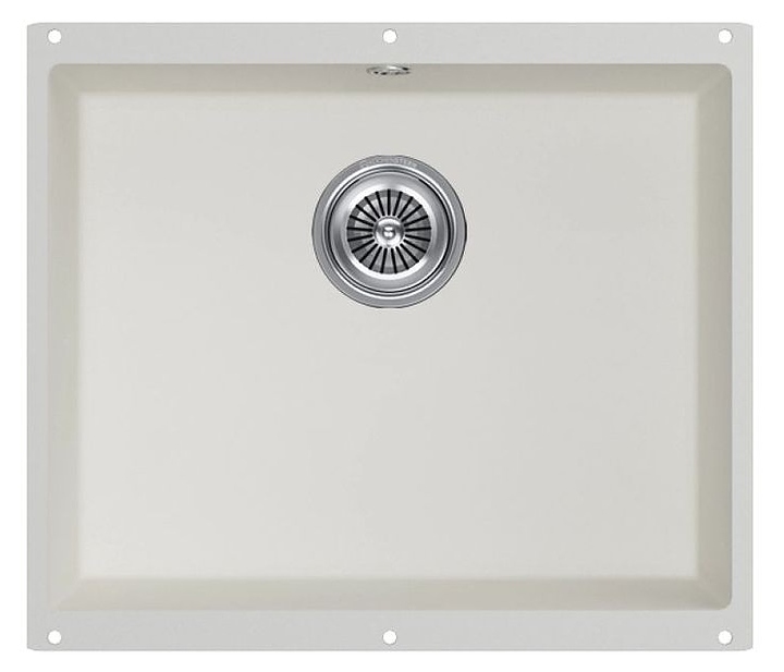 Кухонная мойка KUCHENSTERN 101VA10 UNDER 60 Ku-Granit 530х460х190 мм ваниль
