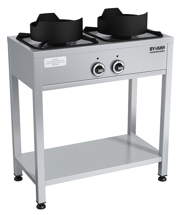 Плита газовая Вулкан KSB02 8176 WOK
