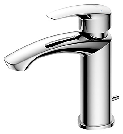 Смеситель для раковины TOTO GC TLG09301R низкий, с донным клапаном, хром