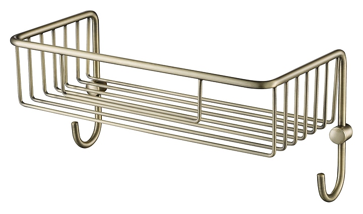 Полка с 2 крючками TIMO Nelson 160081/02 антик