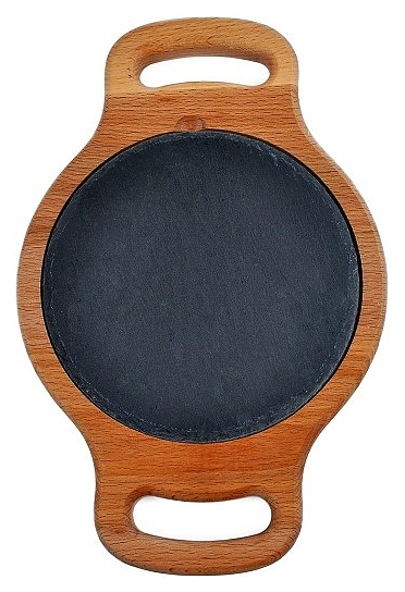 Блюдо для подачи MGprof 73119 150 мм на дерев. подставке